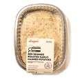 Longo's Red Skinned Roasted Garlic Mashed Potatoes in a 450g ready-to-heat refrigerated container.